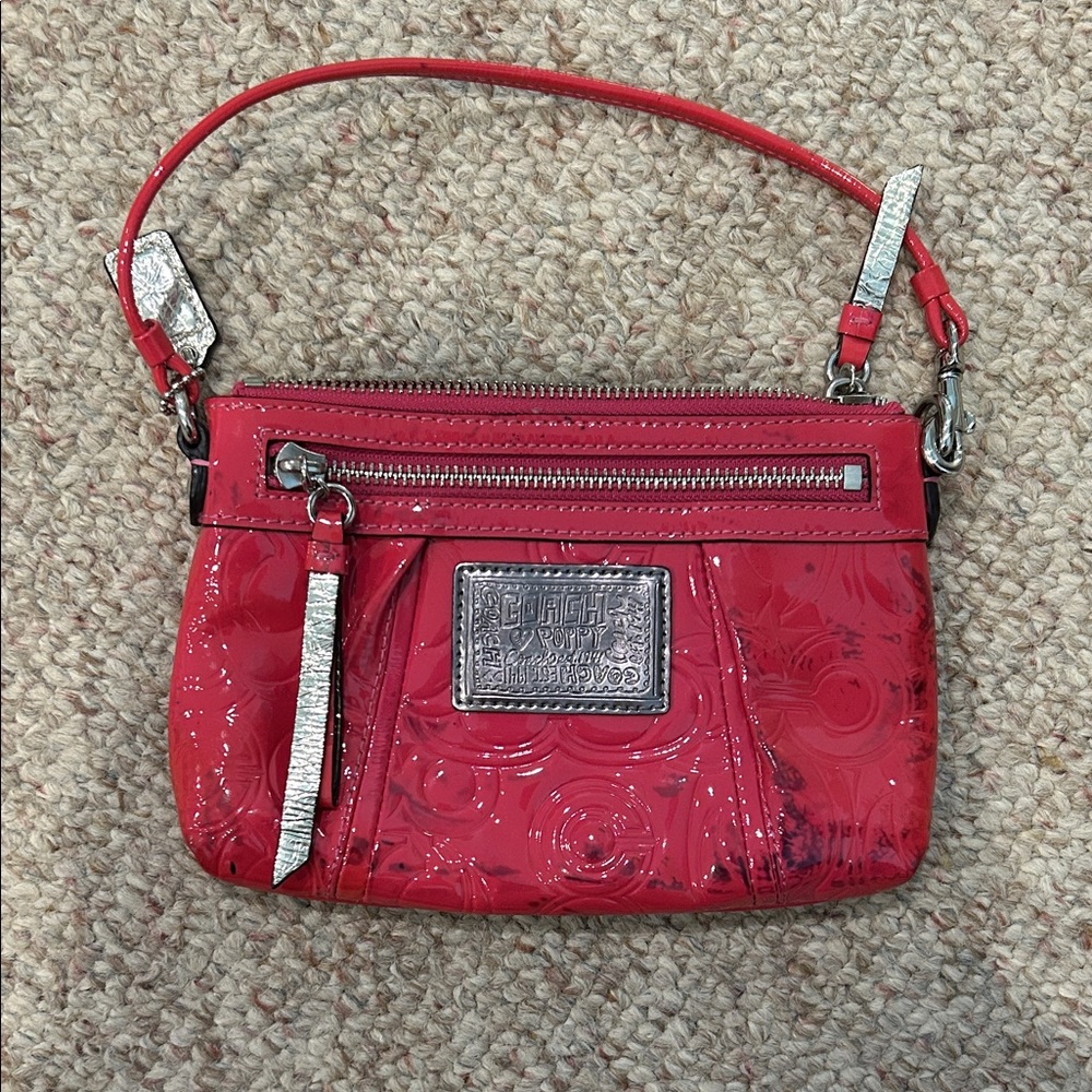 Coach Poppy Wristlet Bag